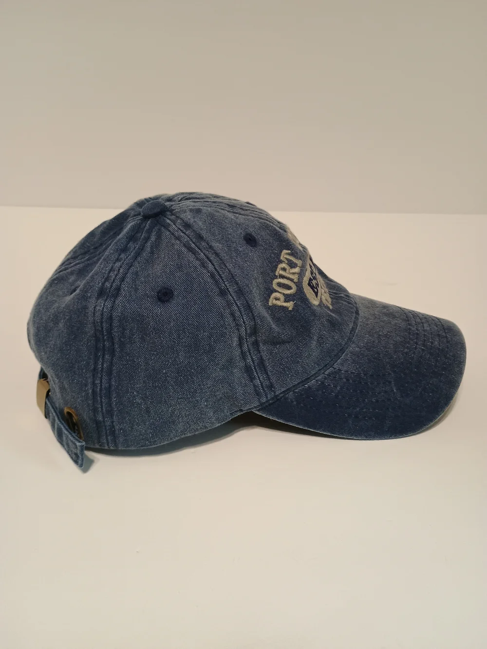 Port O’Connor Texas Denim Dad Hat Embroidered Adjustable Baseball Cap